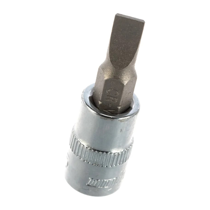 Насадка торцевая Ombra, 114555 (1/4"DR с вставкой-битой шлицевой SL5.5) в Кинешме