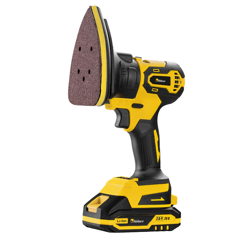 Модуль машины шлифовальной Kolner COMBO 20V PRO KСMT-S 4610264000379, наждачная бумага 4 шт.