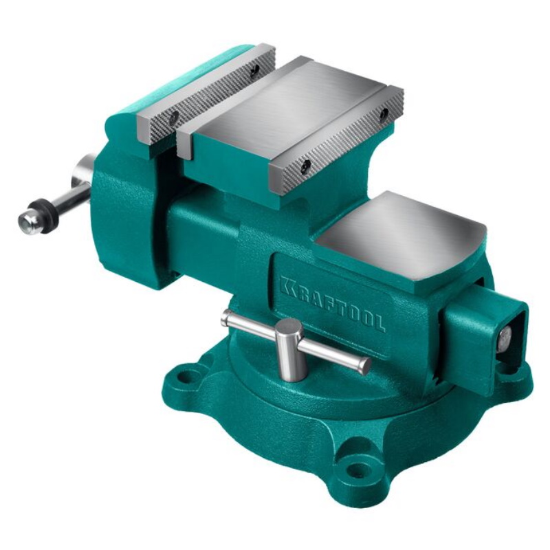Слесарные тиски Kraftool Reversible 32705-140, 140 мм, расход 273 мм в Рыбинске