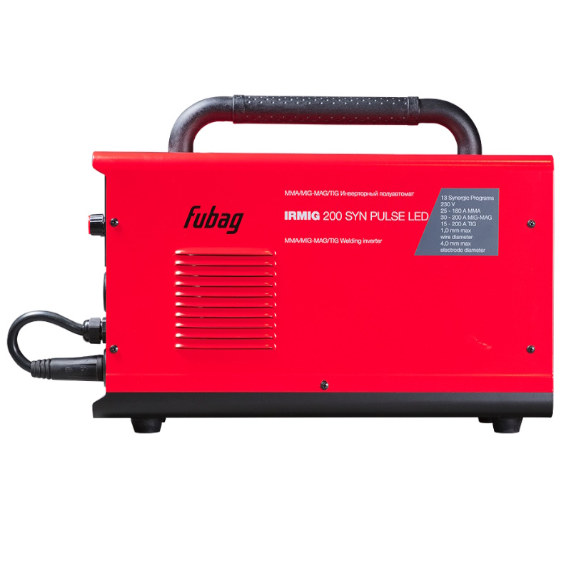Сварочный полуавтомат инвертор Fubag IRMIG 200 SYN PULSE LED горелка 250А в комплекте