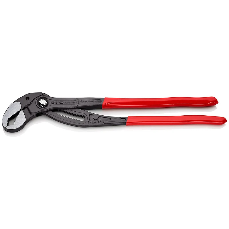 Клещи переставные Knipex COBRA KN-8701400SB зев 90 мм, длина 400 мм, фосфатированные, обливные ручки