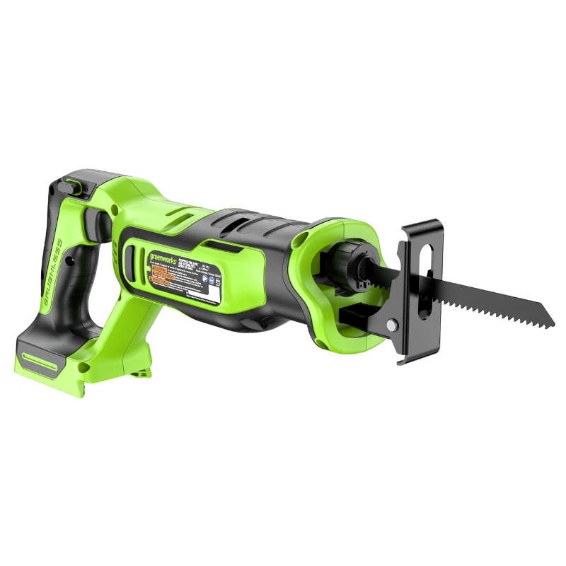 Пила сабельная Greenworks GPT-BLRS-1 24V 1200607CUB, аккумуляторная, 24V, бесщеточная, 0-3000/мин, рез 115 мм дер.,1х4Ач,ЗУ,кор в Рыбинске