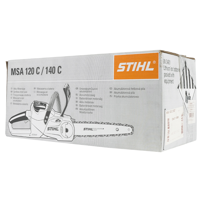 Пила цепная аккумуляторная Stihl MSA 120 C-BQ для спиливания деревьев (с АКБ и ЗУ)