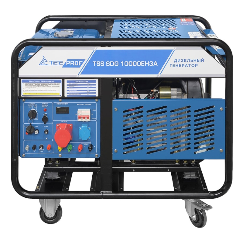 Дизельный генератор TSS SDG 10000EH3A, 100138