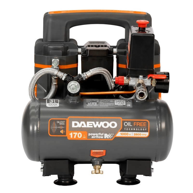 Компрессор безмасляный Daewoo DAC170S в Ярославле