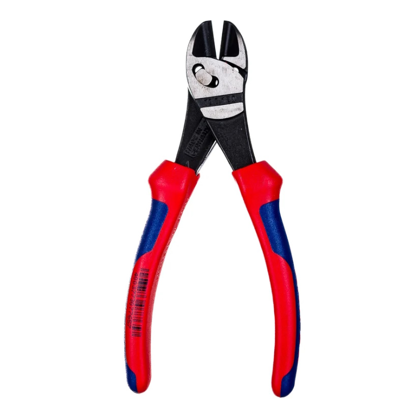 Бокорезы Knipex TwinForce KN-7372180F, 180 мм, фосфатированные, 2-компонентные ручки, двойной шарнир, пружина в Переславле