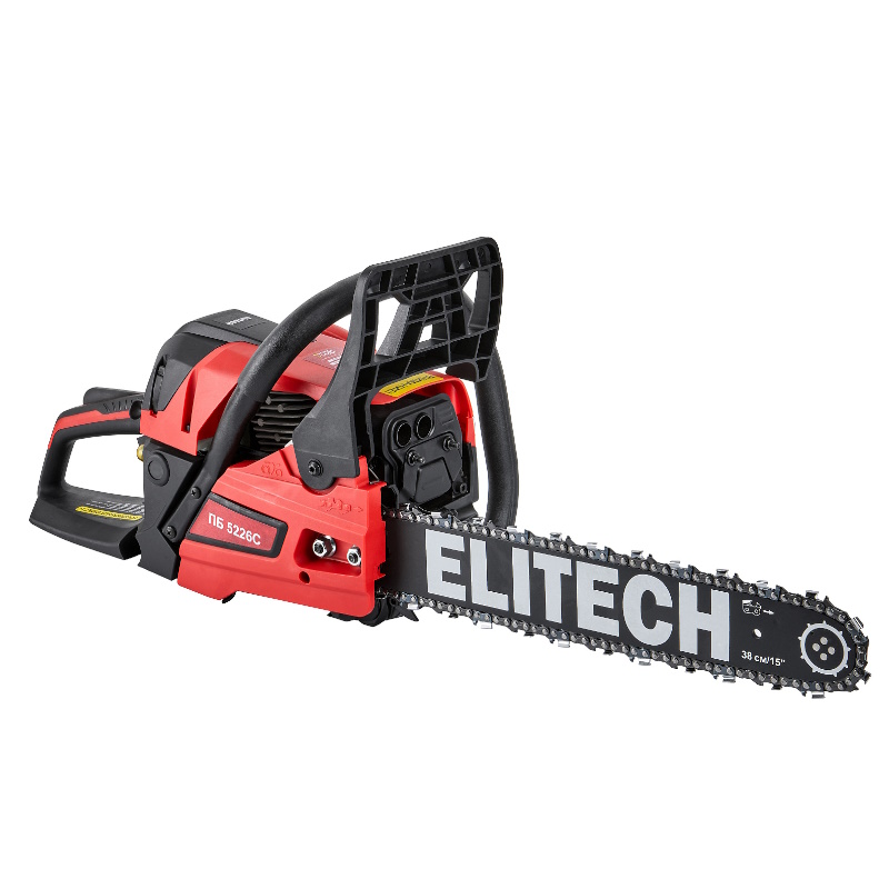 Бензопила Elitech ПБ 5226C (E1611.011.00) 205453, 52 см3, 1.9 кВт/2.6 л.с., шина 38 см, 3200-12000об/мин в Муроме