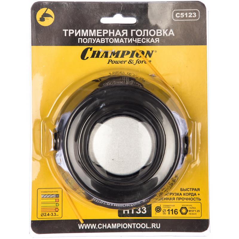 Головка триммерная полуавтоматическая Champion HT33 C5123