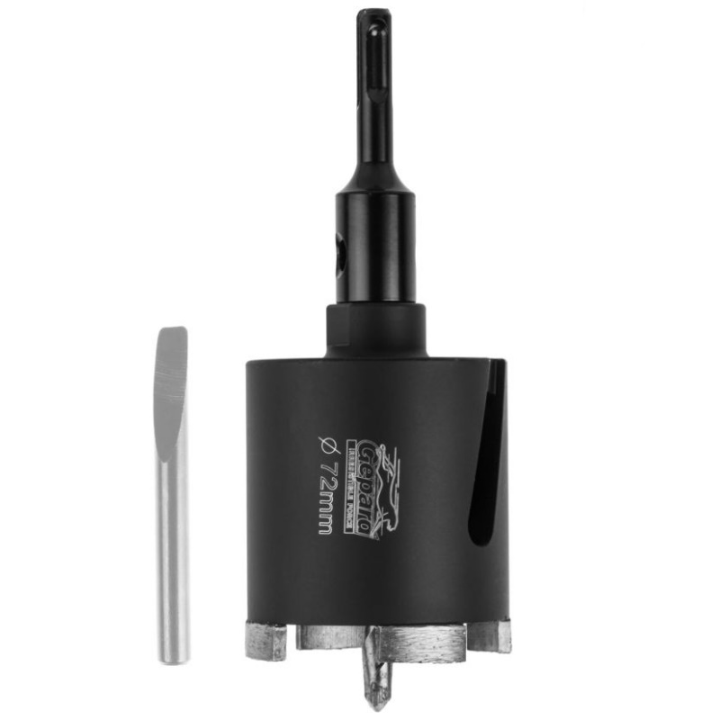 Коронка алмазная Gepard GP2078-72 d 72 мм железобетон 2673₽