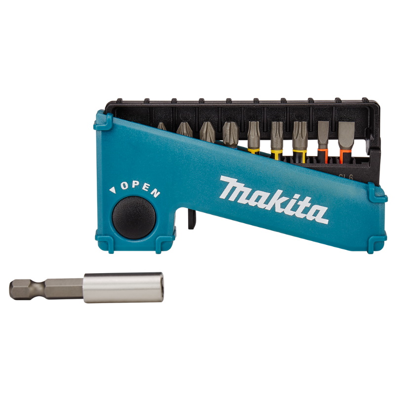 Набор насадок Makita Impact Premier E-03573, 11 шт., 25 мм, C-form PH, PZ, T, SL, магнитный держатель в Муроме