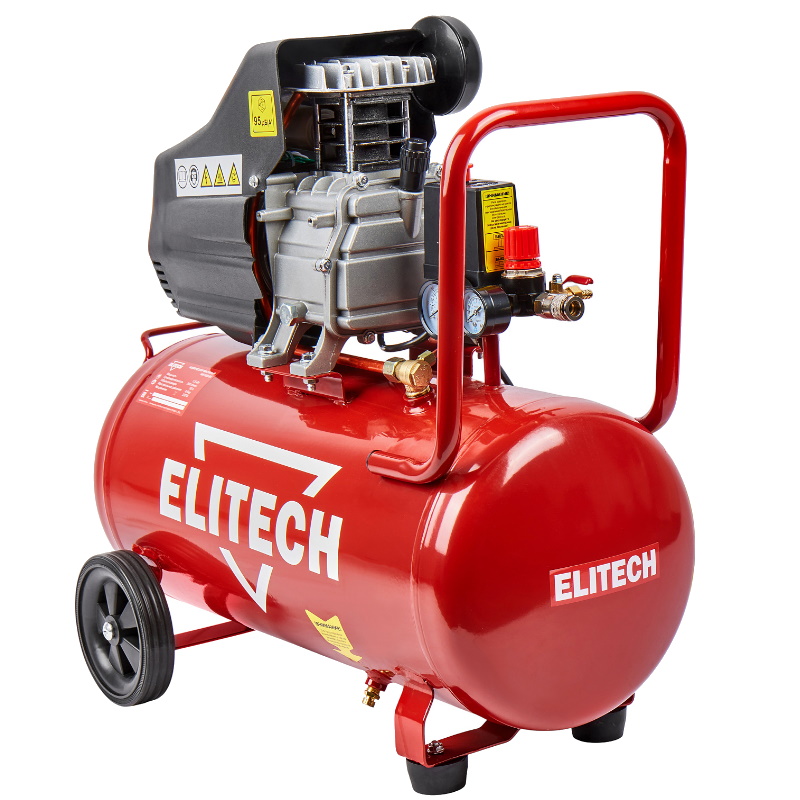 Компрессор коаксиальный масляный Elitech ДМ КМ 200-50 205960, 240 л/м, 1.5 кВт, 8 бар в Кинешме