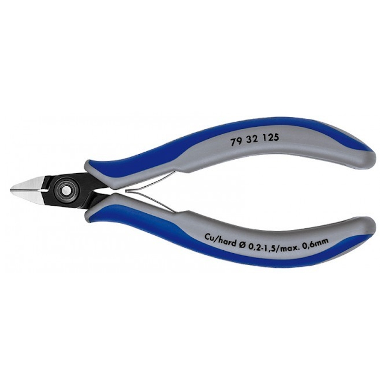 Бокорезы прецизионные Knipex KN-7932125, острая головка, 125 мм, 2-комп ручки в Нижнем Новгороде