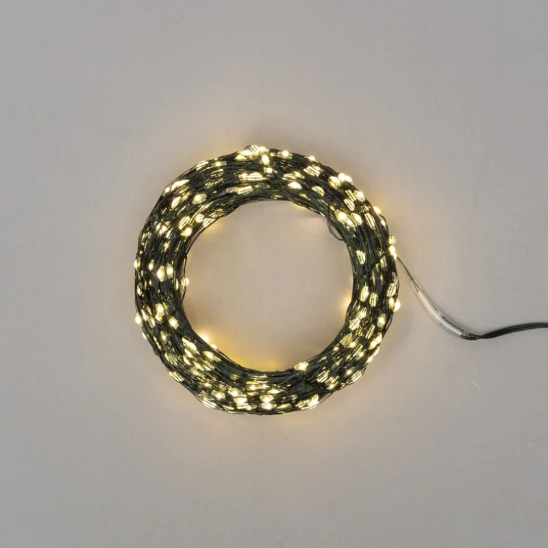 Гирлянда светодиодная Neon-Night "Роса" 303-296 1778000, 100 м, 1000 LED, теплый белый, 7.2 Вт, IP20, с контроллером  в Иваново