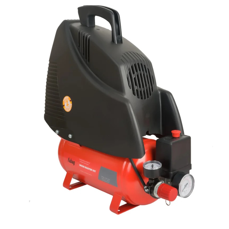 Компрессор безмасляный Fubag WOOD MASTER KIT 8213790KOA611 8213790KOA537 4 OL 1956 4 предмета 6 литров 180 лмин 16680₽