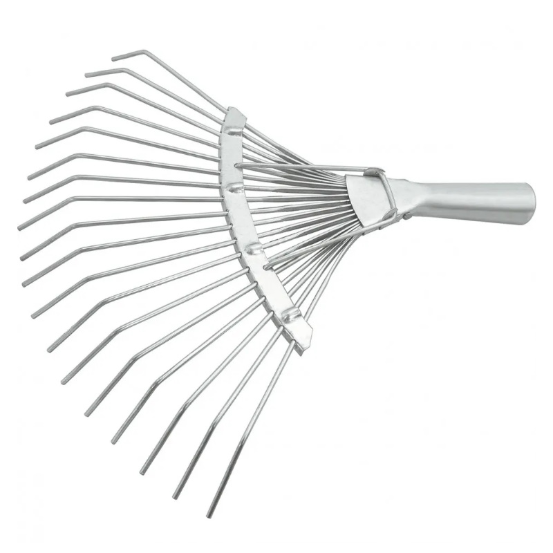 Веерные грабли с черенком Сибртех 61781 пластинчатые (стальные, 18 зубьев, ширина 400 мм) в Костроме