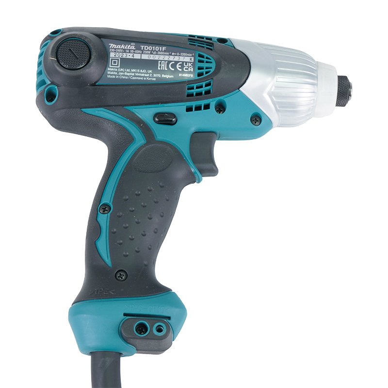 Сетевой ударный винтоверт Makita TD0101F (3600 оборотов, 230 Вт, макс 3200 ударов/мин, вес 1 кг, подсветка)