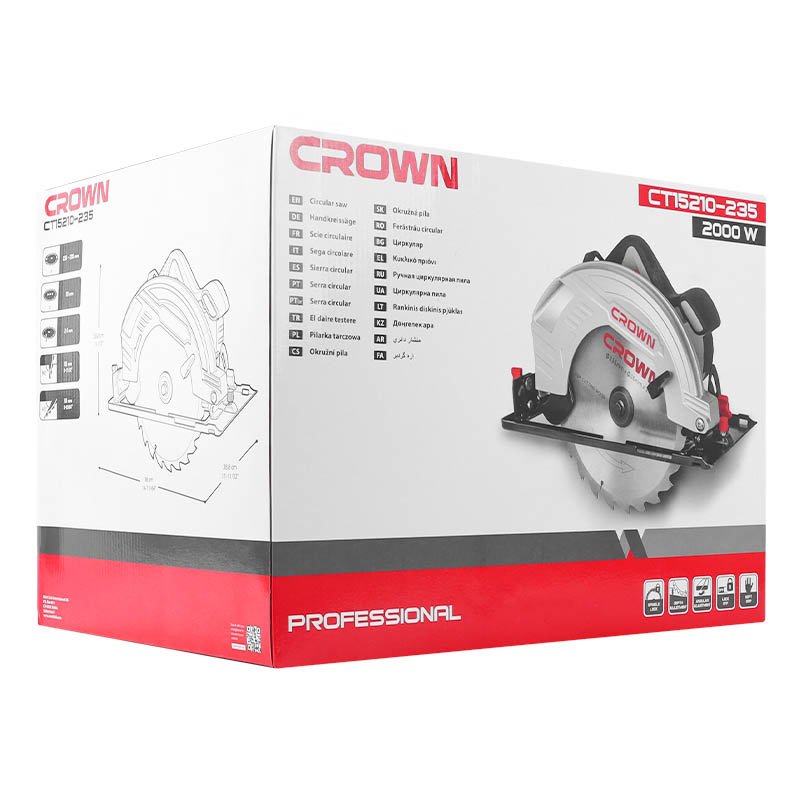 Дисковая пила Crown CT15210-235 в Костроме