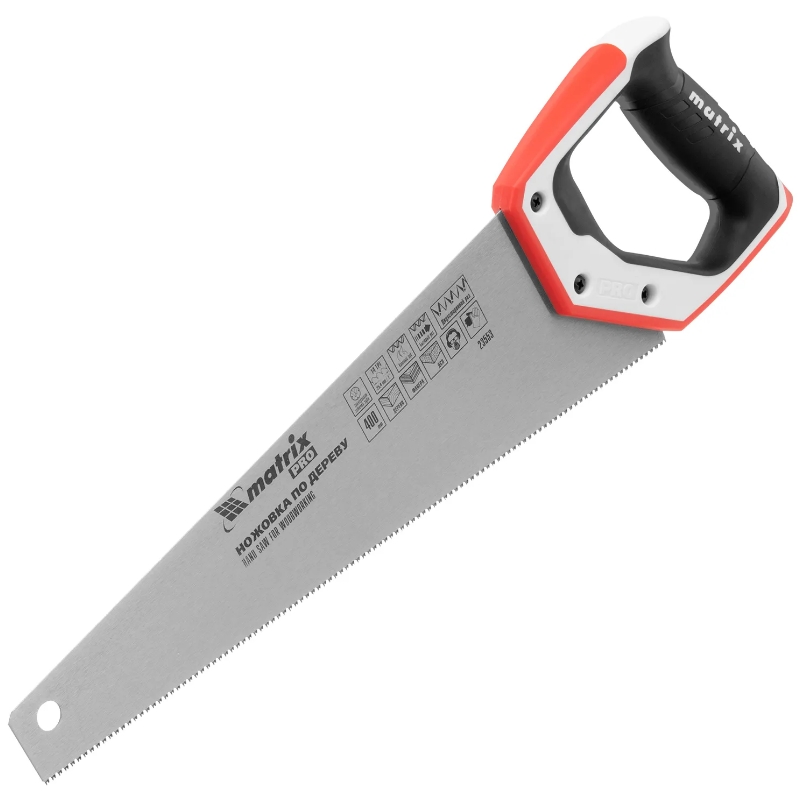 Ножовка по дереву для точных пильных работ Matrix 23553 400 ммкалзуб 3D 14 TPI 3-комп рук-ка PRO 614₽