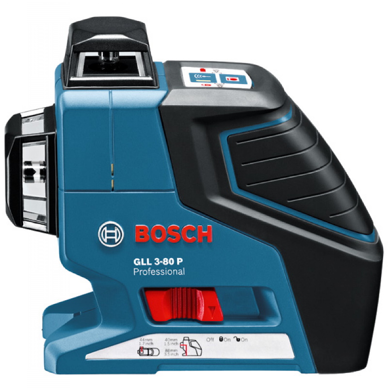 Лазерный нивелир BOSCH GLL 3-80 P, держатель BM1 0.601.063.302