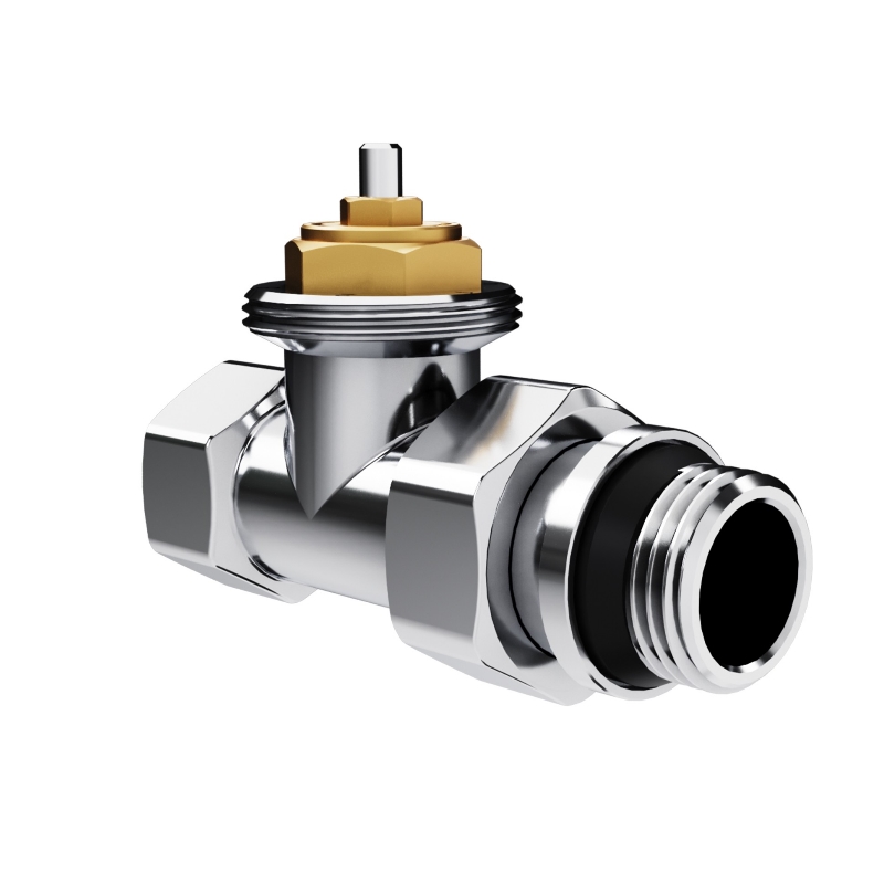 Набор термостатический прямой Royal Thermo Design 1/2"М30х1,5 (Хром), НС-1640377