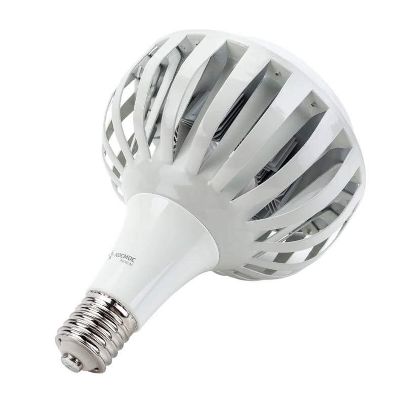 Лампа светодиодная Космос KHWLED200WE4045, LED, 200Вт, 220В, E40, D170х248, 4500К, белый, 19000 Лм