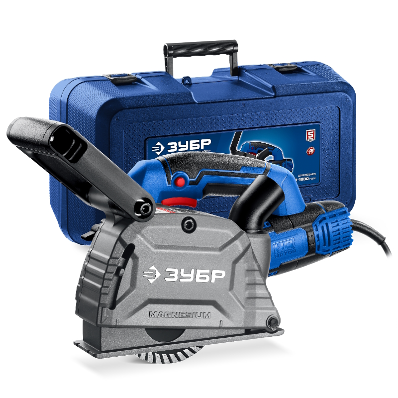 Электрический штроборез Зубр ЗШ-П30-1600 ПСТК профессионал 1600Вт кейс 13087₽