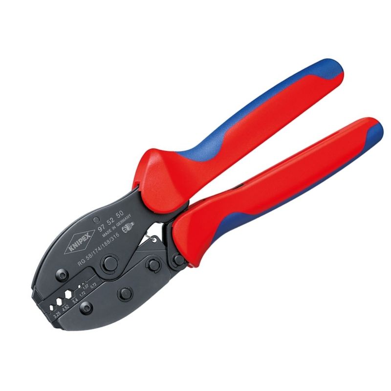 Клещи зажимные для опрессовки KNIPEX PreciForce®, вороненые, 220 mm, KN-975250 в Угличе