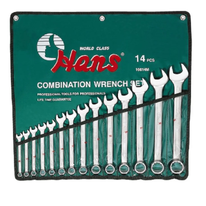 Набор ключей комбинированных Hans 16614M 10-32мм 14 шт 12530₽