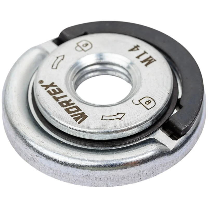 Гайка быстрозажимная для УШМ Wortex 0323289, M14, в блистере в Муроме