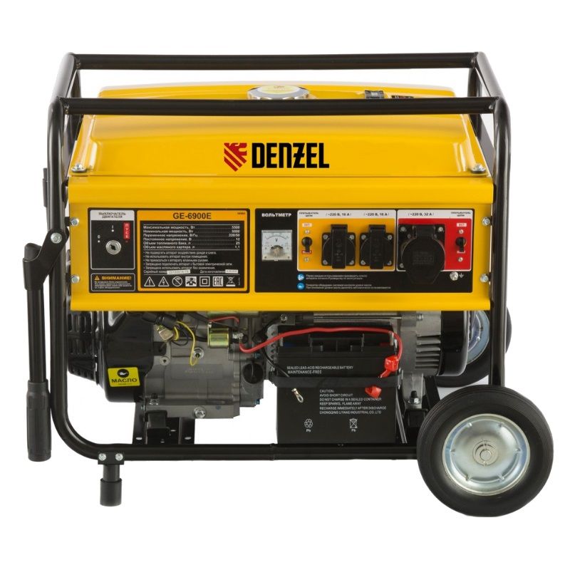 Бензиновый генератор Denzel GE 6900E в Иваново