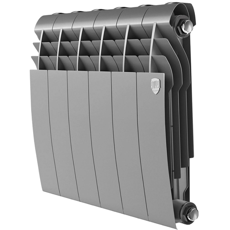 Радиатор Royal Thermo BiLiner 350 /Silver Satin НС-1197129, 6 секций  в Костроме