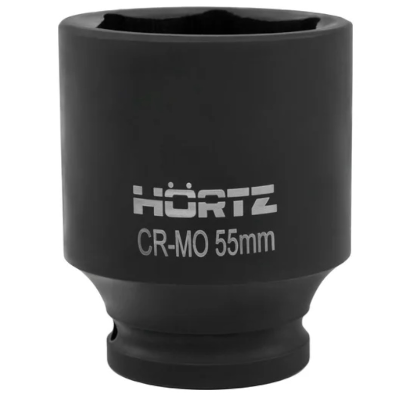 Головка торцевая Hortz 1138787, сменная, ударная, глубокая, 6-гранная, 55 3/4 в Твери