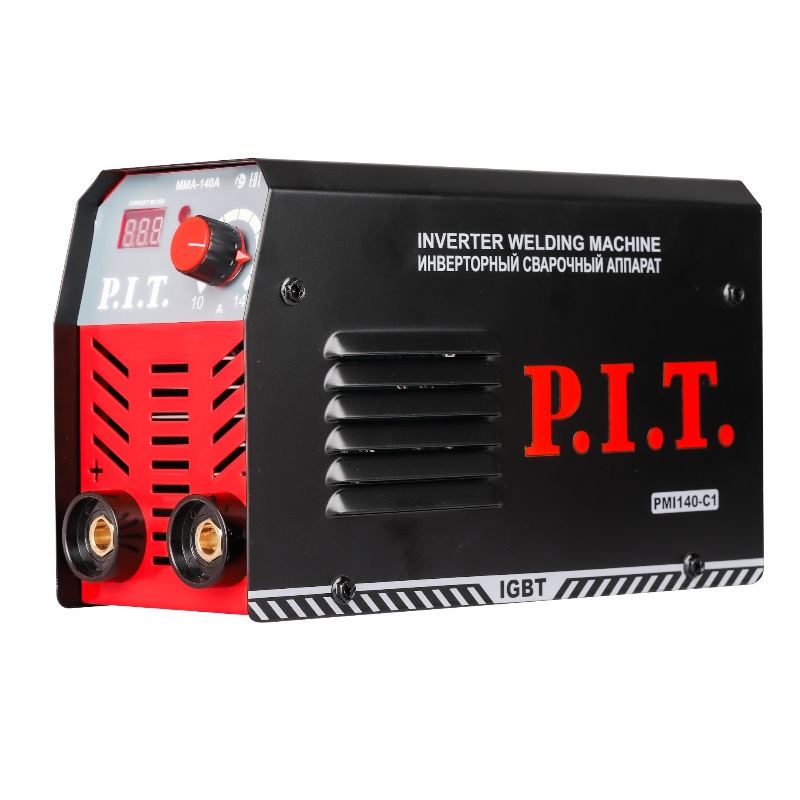 Сварочный аппарат PIT PMI140-C1 IGBT 40кВт 140А ПВ-60 ММА 16-32мм 190-250В ремень