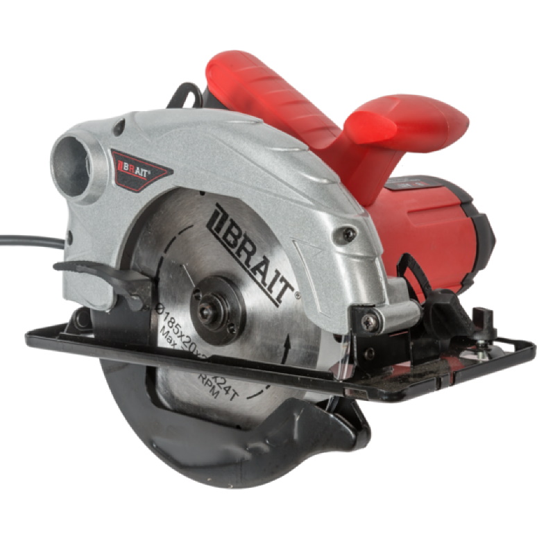 Пила циркулярная Brait BCS 1851400 2101040054 1400 Вт d диска 185 мм холостой ход 5500 обмин 3825₽