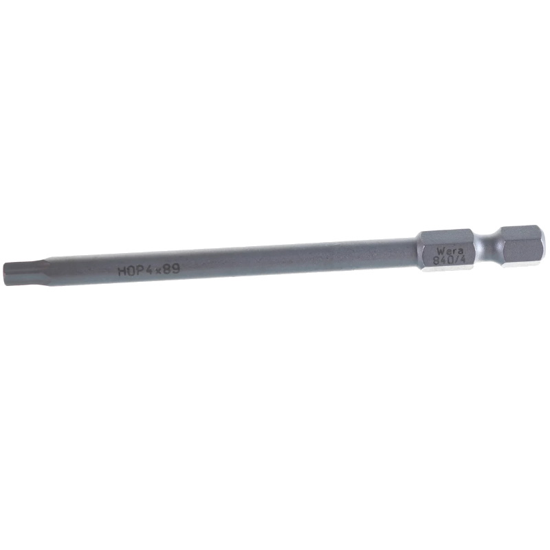 Бита Wera WE-059631 с внешним шестигранником HEX4 L89 мм 14 1840₽