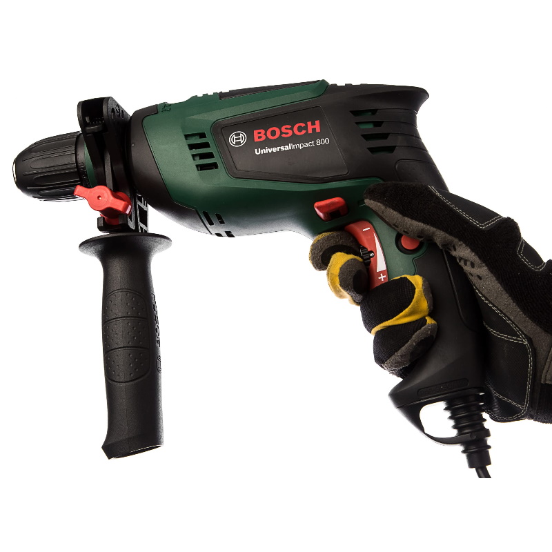 Дрель ударная Bosch Universal Impact 800 0.603.131.120 (мощность 800 Вт, макс диаметр сверления металла 12 мм) в Иваново