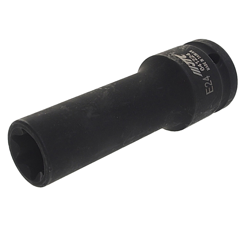 Головка торцевая JTC JTC-641224 глубокая ударная 6-гранная TORX 34 х E24 длина 110 мм 1823₽