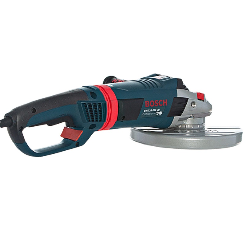 Угловая шлифмашина (болгарка) Bosch GWS 24-230 LVI 0.601.893.F00, 230 мм, 2400 Вт, плавный пуск в Твери