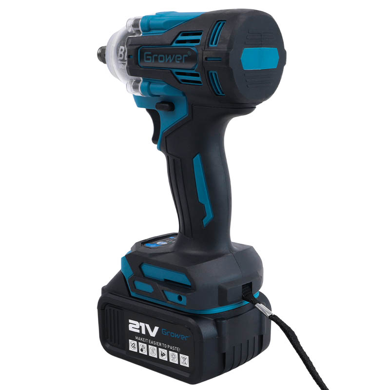 Бесщеточный ударный гайковерт Grower DBL10, 450 Нм, 21v (под Makita LXT), 4Ah аккумулятор 2 шт, в кейсе