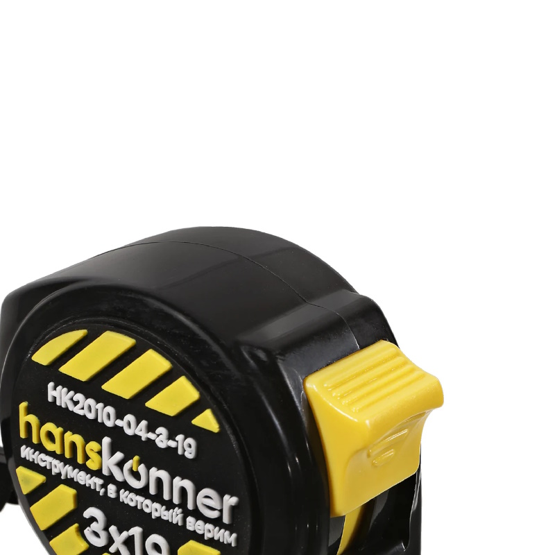 Рулетка Hanskonner HK2010-04-3-19, 3x19мм, 2 стопа, мощный магнит в Коврове