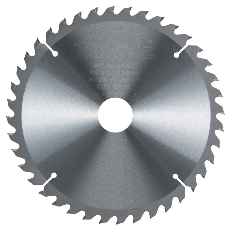 Пильный диск для дерева, 190x30x2.2/1.4x40T Makita D-64967 в Муроме