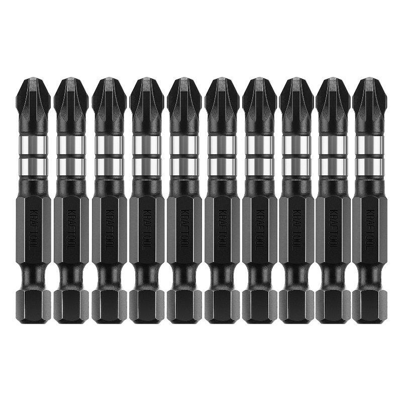 Ударные биты Kraftool Impact Pro 26193-3-50-S10 (PZ3, 50 мм, 10 шт.)
