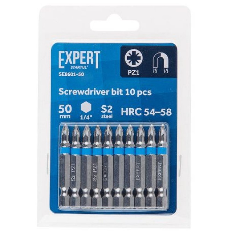 Насадка крестообразная Startul EXPERT SE8601-50 PZ1 50 мм 10 шт 312₽