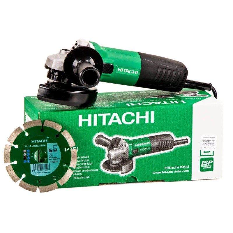 Угловая шлифмашина (болгарка) Hitachi G12SR4, 115 мм, 730 Вт в Муроме