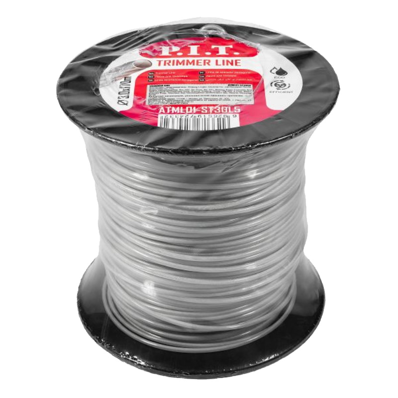 Леска для триммера P.I.T. ATML01-ST30L5, 3,0 мм, метал. сердеч. 2,25 кг, 170 м в Иваново