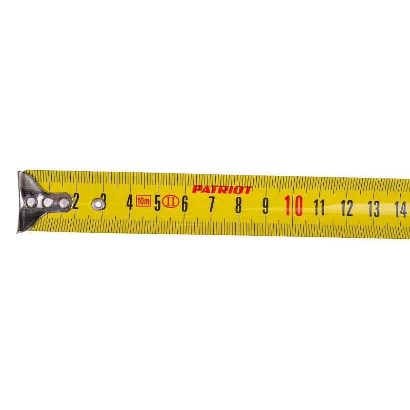 Рулетка Patriot MTP-10 350005010, ударопрочный корпус, обрезиненная, 10м