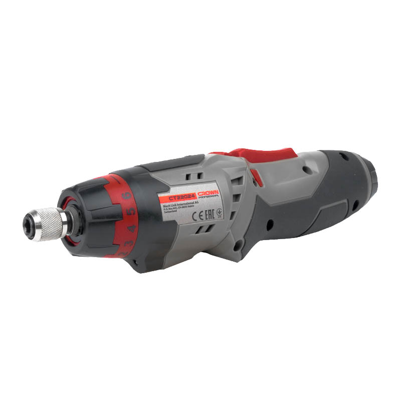 Аккумуляторная отвертка Crown CT22024 MC (li-ion, 3.6v, 1.5Ач, 3.5нм)