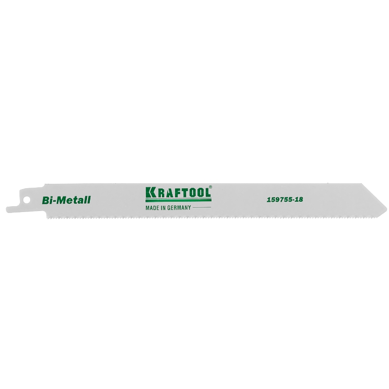 Полотно Kraftool "INDUSTRIE QUALITAT" 159755-18, S1122EF, для эл/ножовки, Bi-Metall, по металлу, шаг 1,4мм, 180мм в Череповце