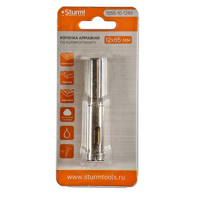 Коронки алмазные Sturm 1055-10-1265  в Кинешме