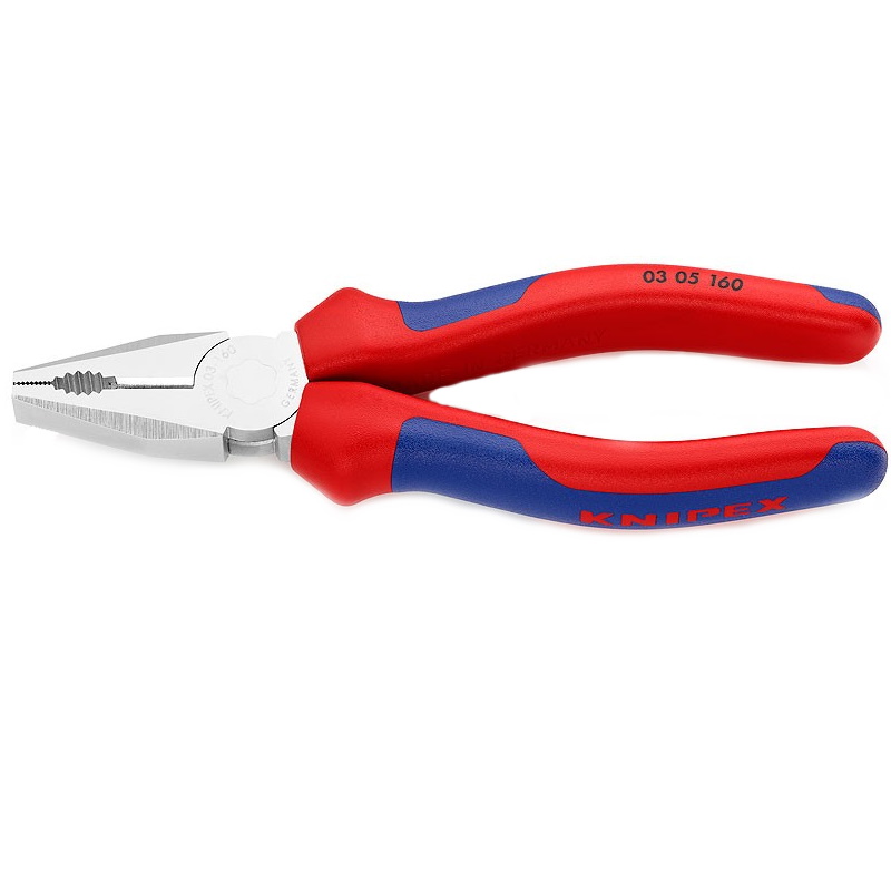 Плоскогубцы комбинированные Knipex KN-0305160SB 160 мм хром 2-комп ручки SB 4336₽